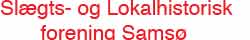 Slægts- og Lokalhistorisk Forening Samsø Logo