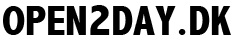 OPEN2DAY.DK APS Logo